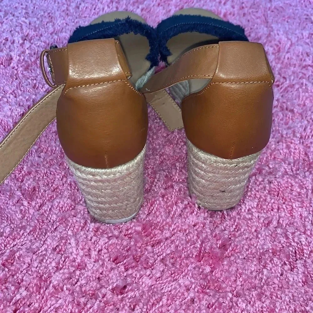 Brash Straw Espedrille Wedges - Picture 4 of 5
